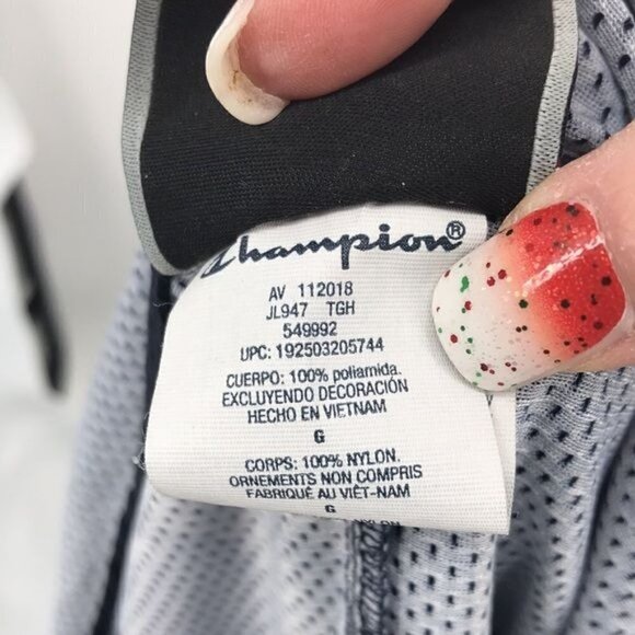 Champion Women's Nylon Warm-up Jacket Size Large - Picture 11 of 12